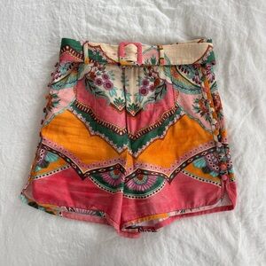 Zara Multicolor Patterned Women Shorts